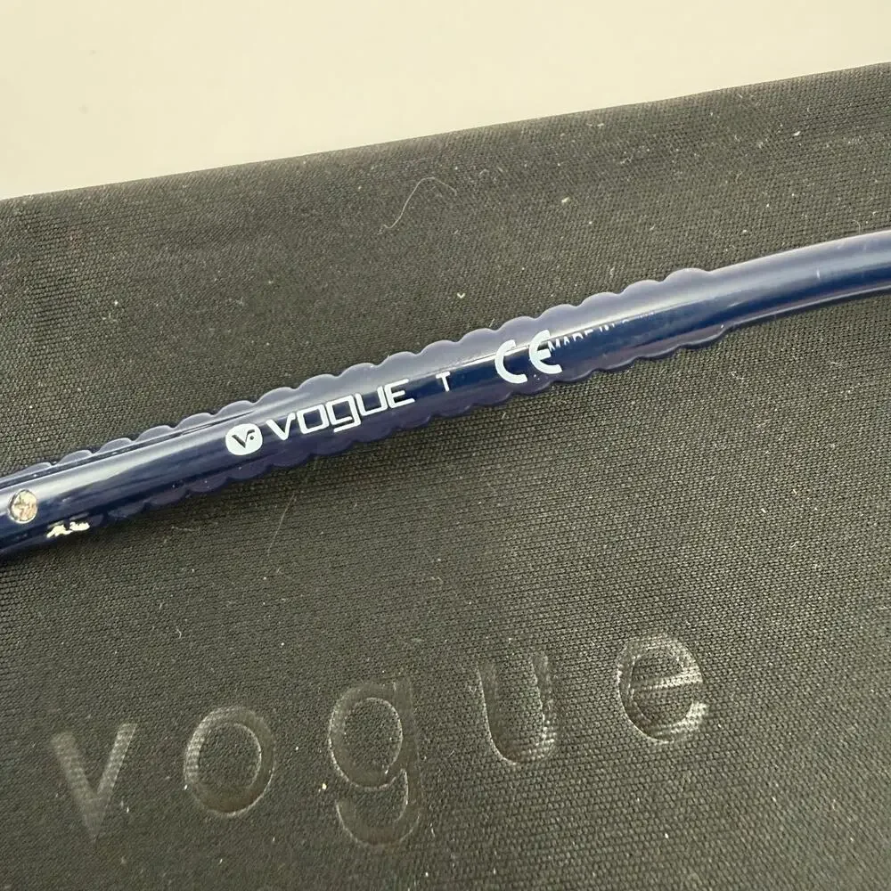 Vogue Eyewear Glasses VO 5030 Frame Only 53 16 140 Cat Eye Blue Acetate